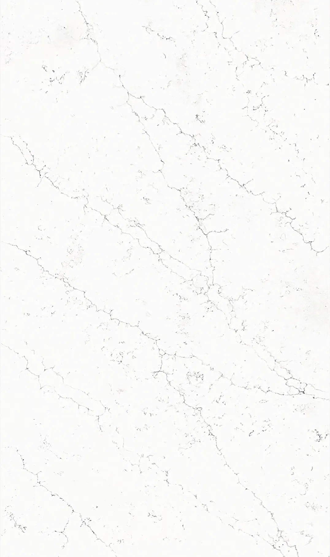 White countertop sample with fine grey veining