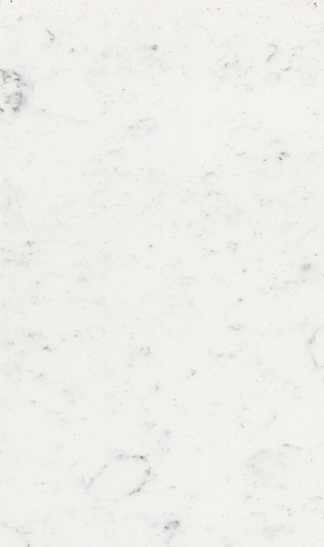 Soft white countertop sample with subtle cloudy grey movement