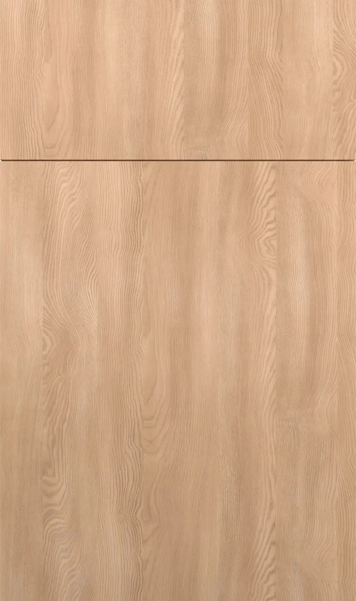 Natural maple woodgrain kitchen cabinet door sample