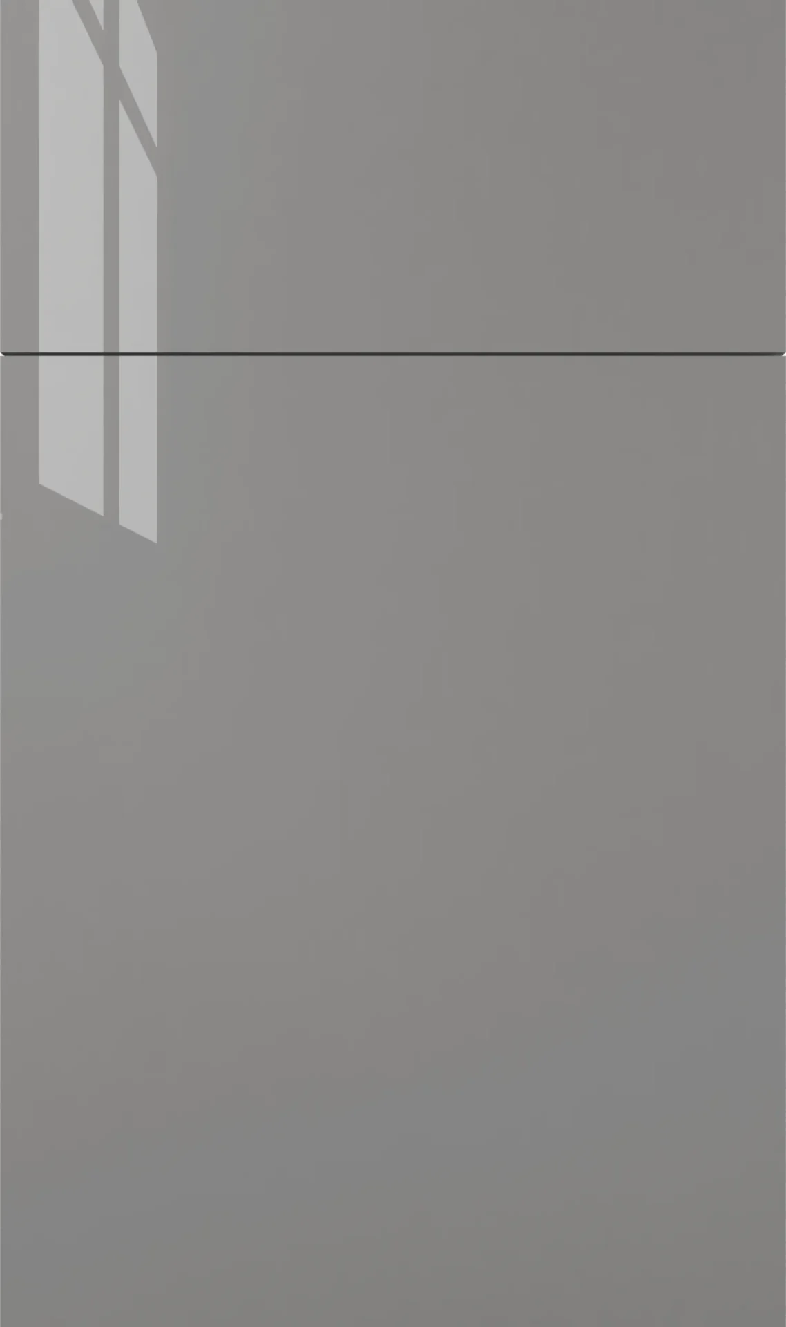 Warm grey slab kitchen cabinet door sample